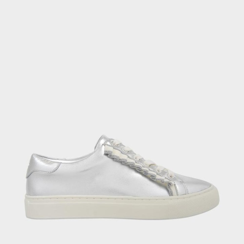 Tory Burch Sport Ruffle Leather Sneakers, 10.5B
